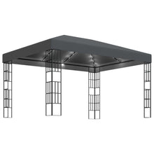Prieel Met Led-Lichtslinger Kleurig 3 x 4 m