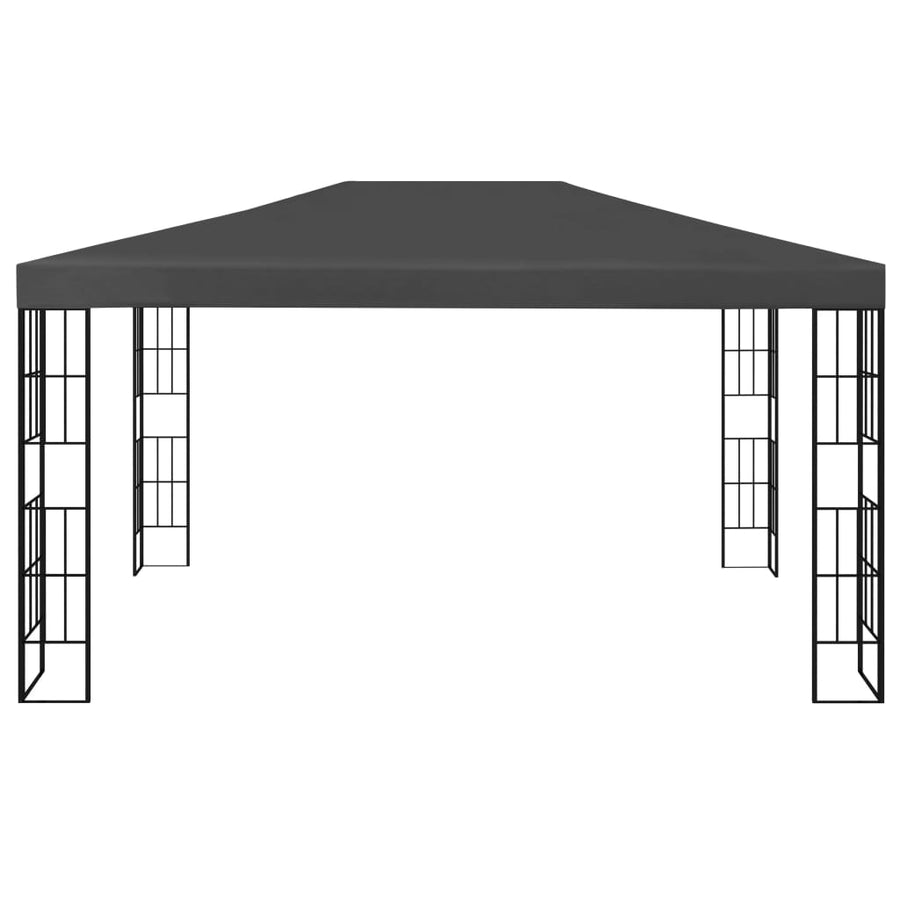 Prieel Met Led-Lichtslinger Kleurig 3 x 4 m