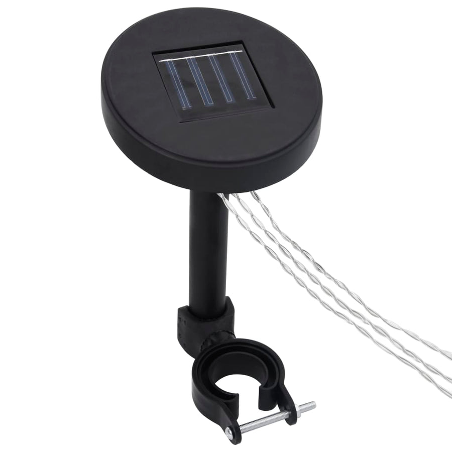 Prieel Met Gordijn En Led-Lichtslinger 4X3 M Kleurig 4 x 3 cm Antraciet