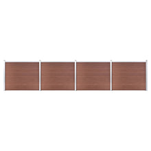 Schuttingpanelenset 699x146 cm HKC bruin 699 x 146 cm Bruin