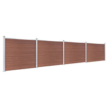 Schuttingpanelenset 699x146 cm HKC bruin 699 x 146 cm Bruin