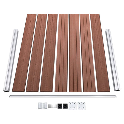 Schuttingpanelenset 872x146 cm HKC bruin 872 x 146 cm Bruin
