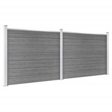 Schuttingpanelenset 353x146 cm HKC grijs 353 x 146 cm Grijs