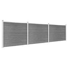 Schuttingpanelenset 526x146 cm HKC grijs 526 x 146 cm Grijs