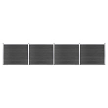 Schuttingpanelenset 699x146 cm HKC grijs 699 x 146 cm Grijs