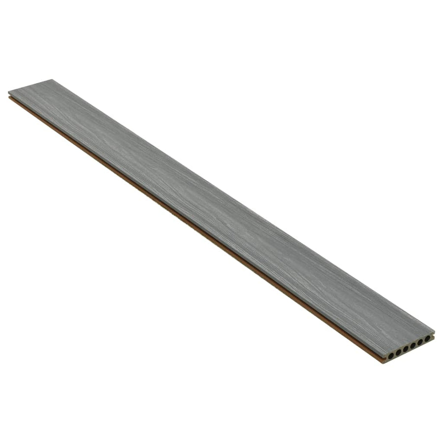 Terrasplanken met accessoires 16 m² 2,2 m HKC bruin en grijs 16 m² 2.2 m