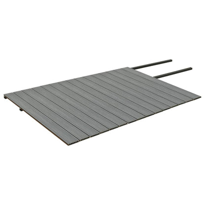 Terrasplanken met accessoires 30 m² 2,2 m HKC bruin en grijs 30 m² 2.2 m
