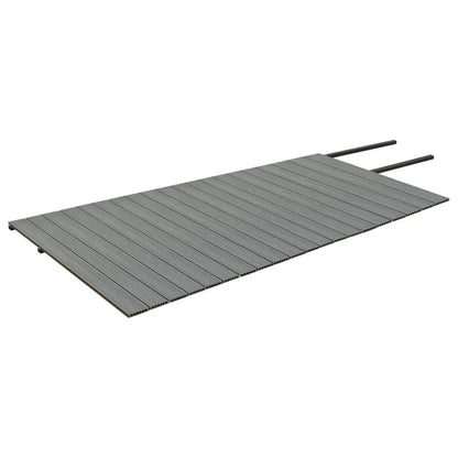 Terrasplanken met accessoires 40 m² 2,2 m HKC bruin en grijs 40 m² 2.2 m