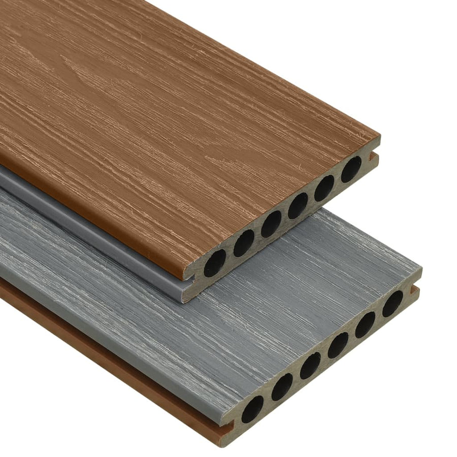 Terrasplanken Met Accessoires Hkc Bruin En Grijs 10 m² 4 m