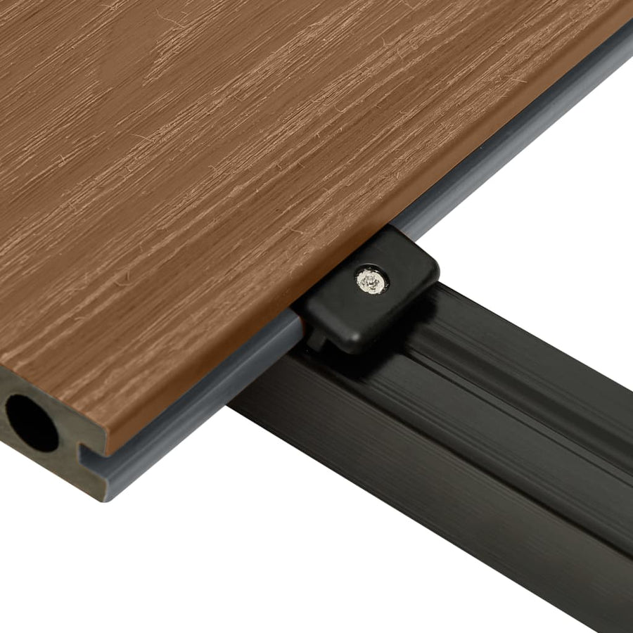 Terrasplanken Met Accessoires Hkc Bruin En Grijs 10 m² 4 m