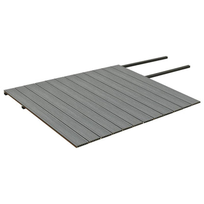 Terrasplanken met accessoires 30 m² 4 m HKC bruin en grijs 30 m² 4 m