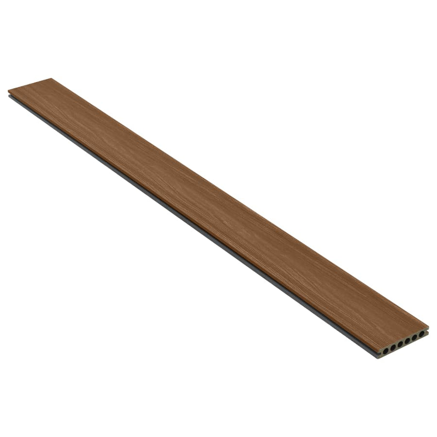 Terrasplanken met accessoires 35 m² 4 m HKC bruin en grijs 35 m² 4 m