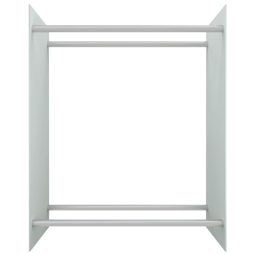 Haardhoutrek Gehard Glas 80 x 35 x 100 cm Wit