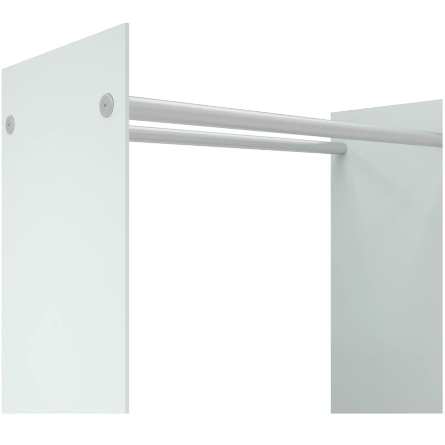 Haardhoutrek Gehard Glas 80 x 35 x 100 cm Wit