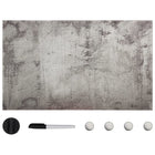 Magneetbord glas 100x60 cm grijs wandmontage