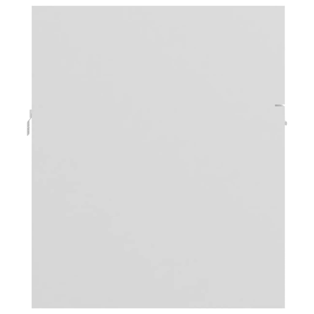 Wastafelkast Met Ingebouwde Wastafel Spaanplaat Wit 80 x 38.5 x 46 cm zonder kraan & afvoer