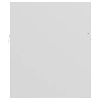 Wastafelkast Met Ingebouwde Wastafel Spaanplaat Wit 80 x 38.5 x 46 cm zonder kraan & afvoer
