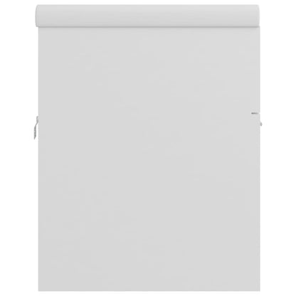 Wastafelkast Met Ingebouwde Wastafel Spaanplaat Wit 80 x 38.5 x 46 cm zonder kraan & afvoer
