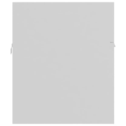 Wastafelkast Met Ingebouwde Wastafel Spaanplaat Wit 90 x 38.5 x 46 cm zonder kraan & afvoer