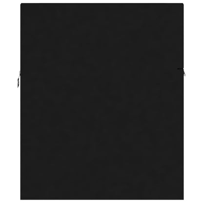 Wastafelkast Met Ingebouwde Wastafel Spaanplaat Zwart 90 x 38.5 x 46 cm zonder kraan & afvoer