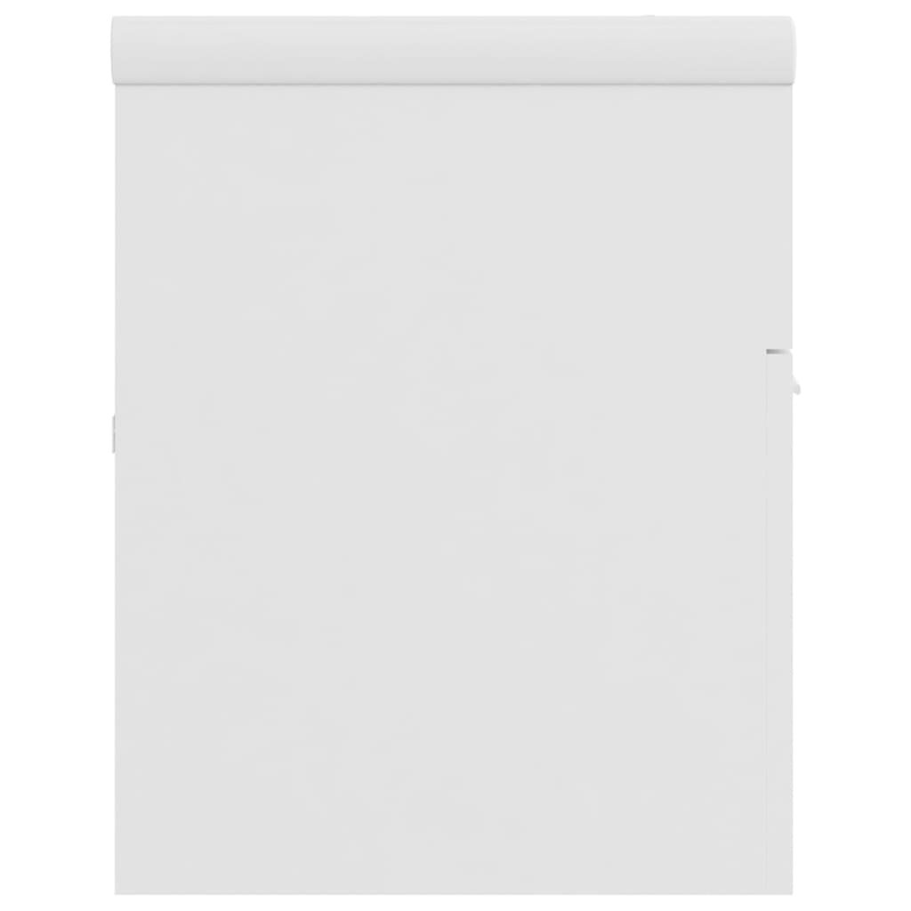 Wastafelkast Met Ingebouwde Wastafel Spaanplaat 1 100 x 38.5 x 46 cm Wit