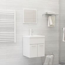 Badkamermeubelset Spaanplaat Hoogglans Wit 41 x 38.5 x 46 cm