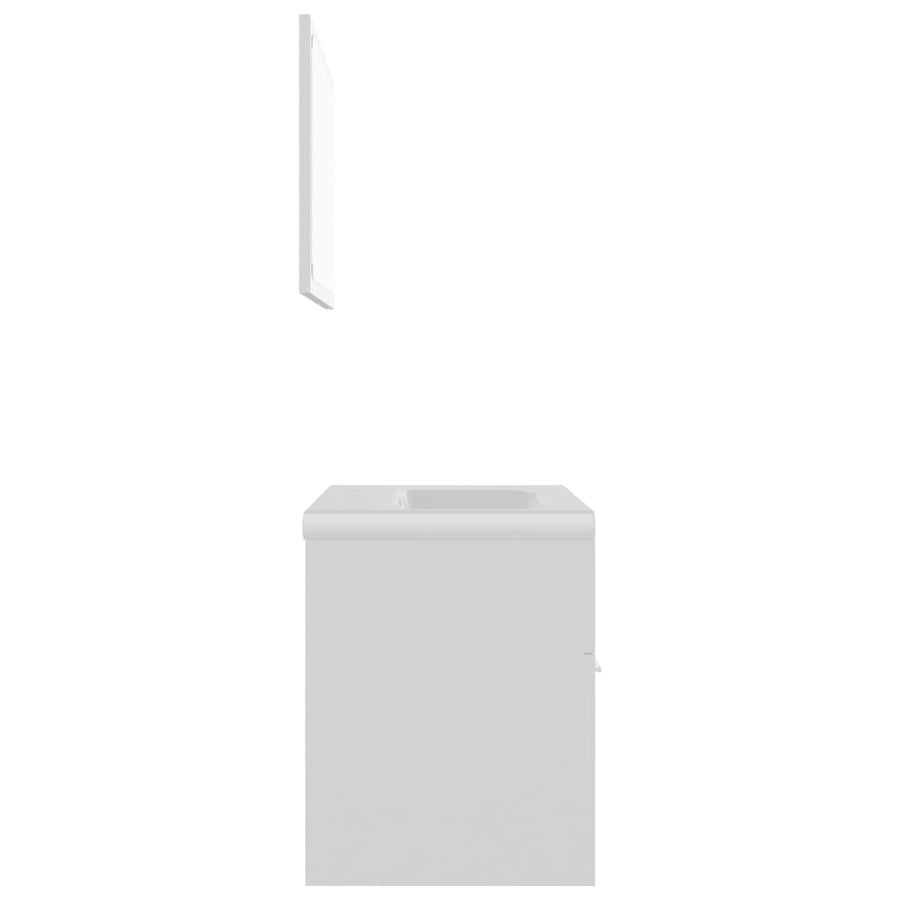 Badkamermeubelset Spaanplaat 60 x 38.5 x 46 cm Wit