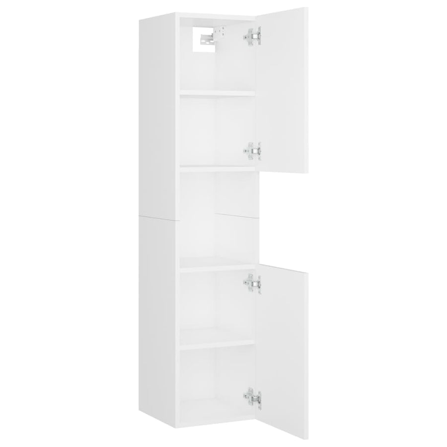 Badkamermeubelset Spaanplaat Wit 41 x 38.5 x 46 cm