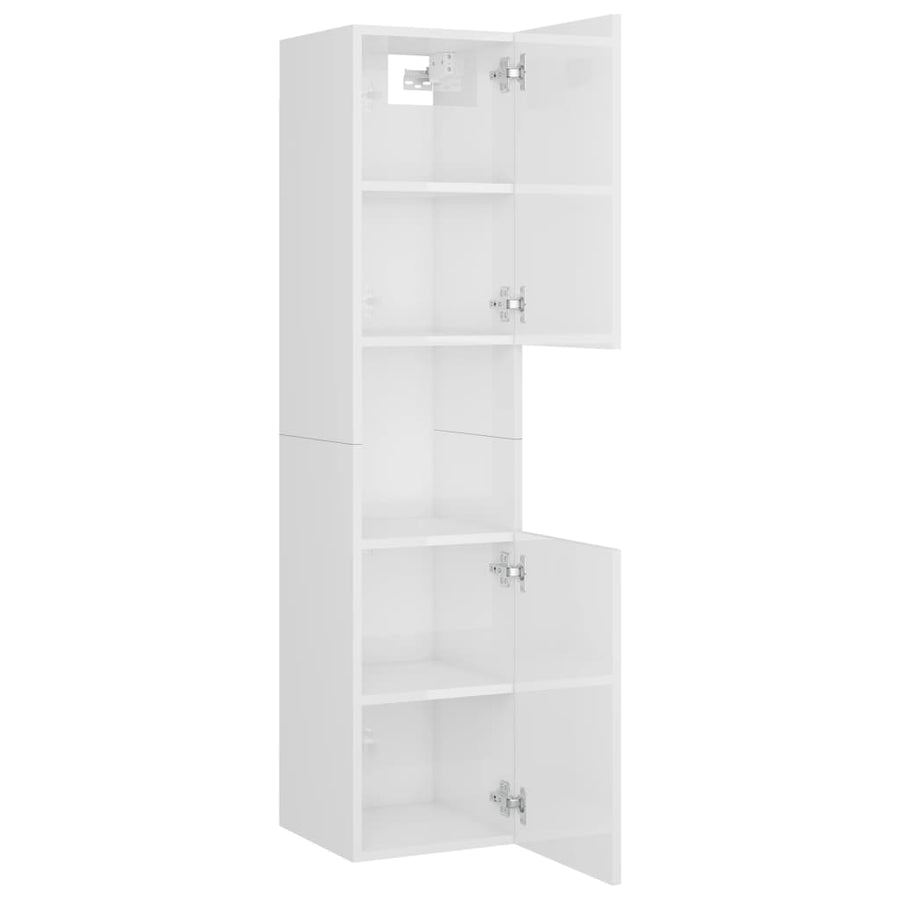 Badkamermeubelset Spaanplaat 60 x 38.5 x 46 cm Wit