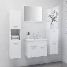 Badkamermeubelset Spaanplaat 60 x 38.5 x 46 cm Wit