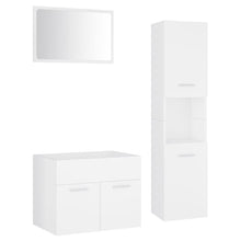 Badkamermeubelset Spaanplaat 60 x 38.5 x 46 cm Wit