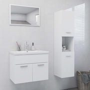 Badkamermeubelset wit 60 cm