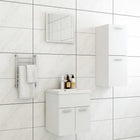 Bathroom furniture set particle board white