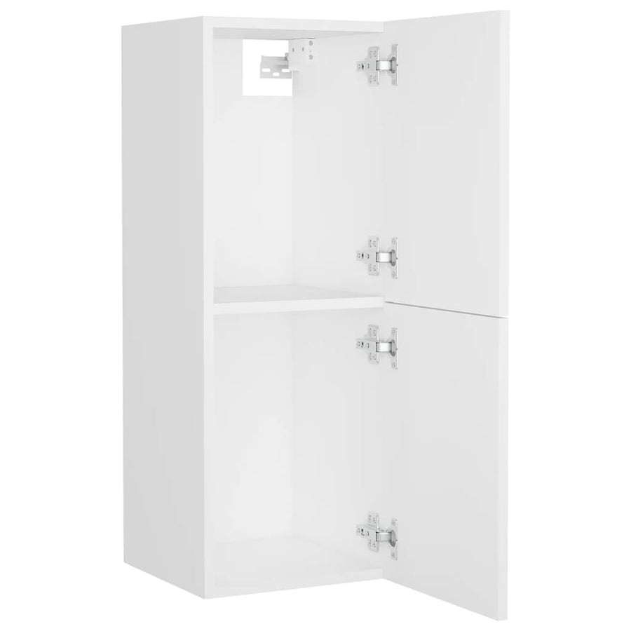 Badkamermeubelset spaanplaat wit 60 x 38.5 x 46 cm Wit