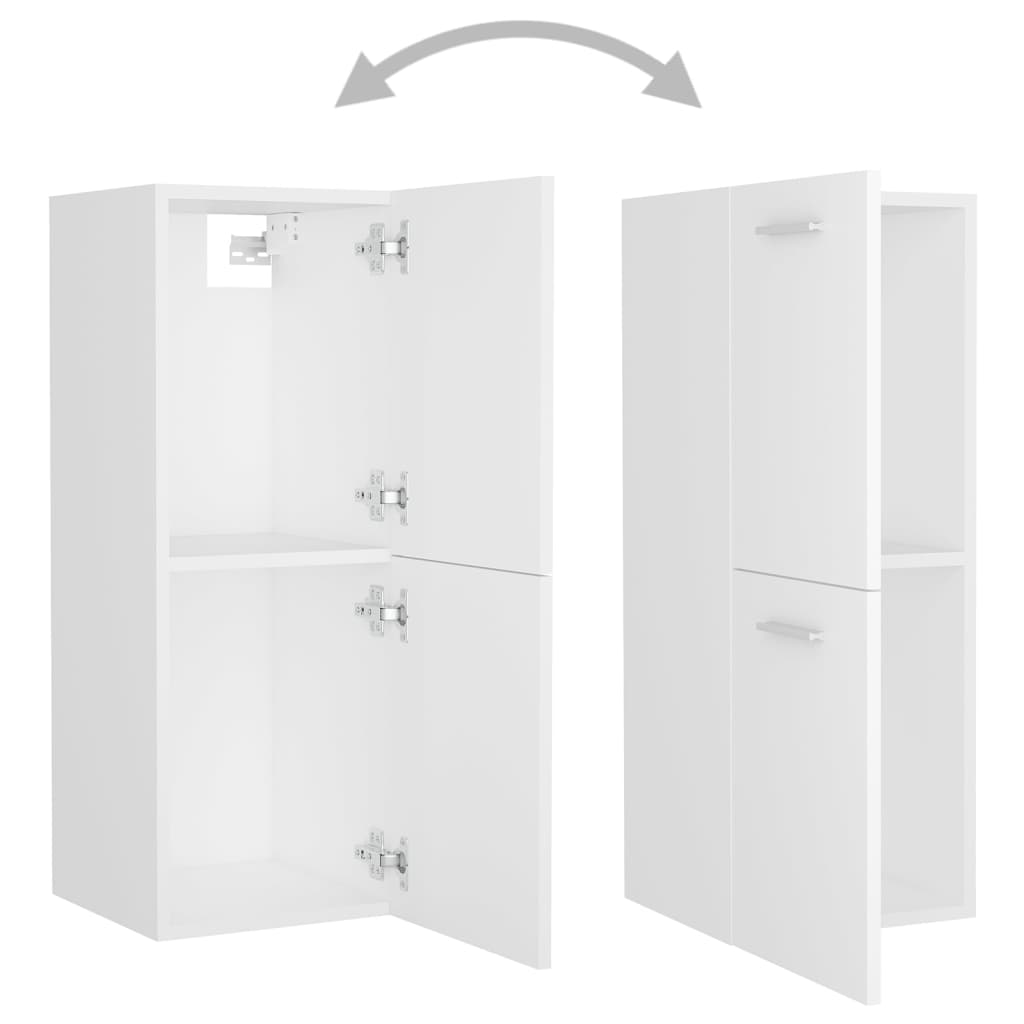 Badkamermeubelset Spaanplaat Wit 41 x 38.5 x 46 cm