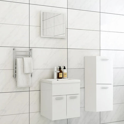 Badkamermeubelset Spaanplaat Wit 41 x 38.5 x 46 cm