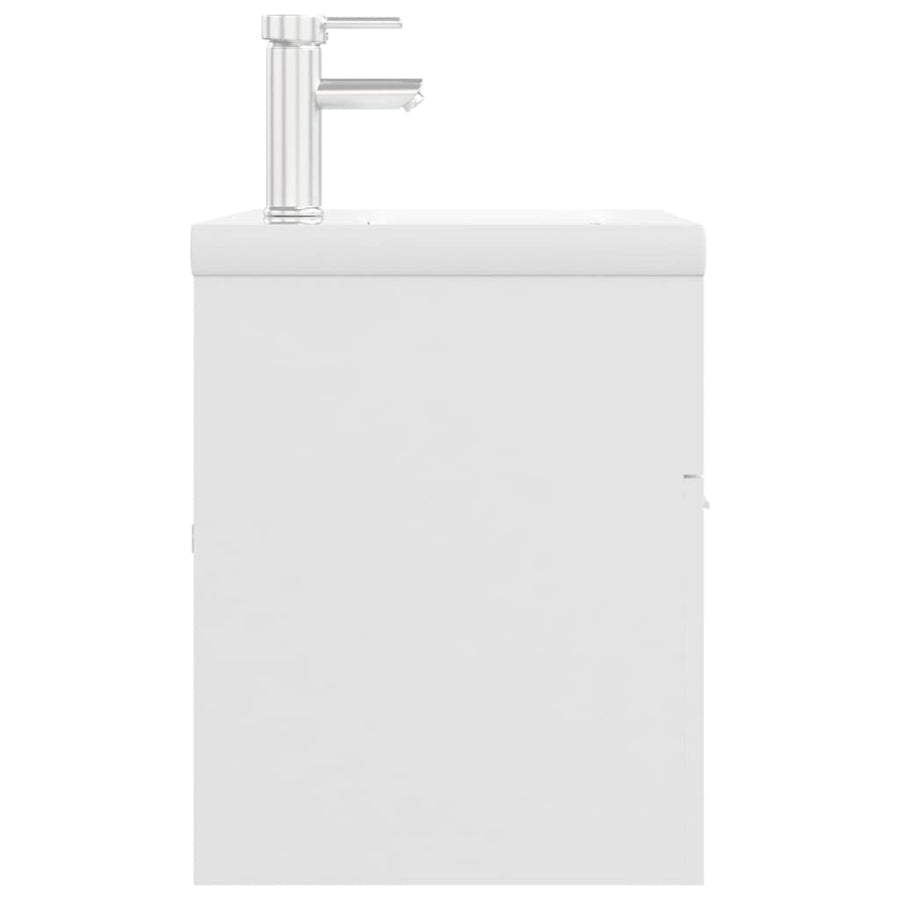 Wastafelkast Met Ingebouwde Wastafel Spaanplaat 1 100 x 38.5 x 46 cm Wit