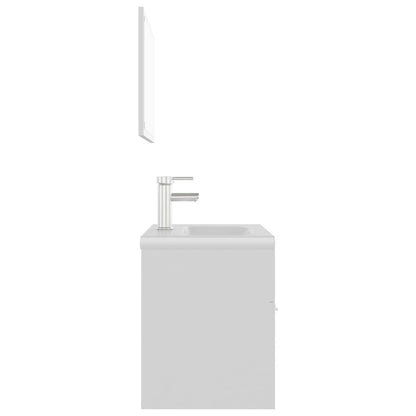 Badkamermeubelset Spaanplaat 60 x 38.5 x 46 cm Wit