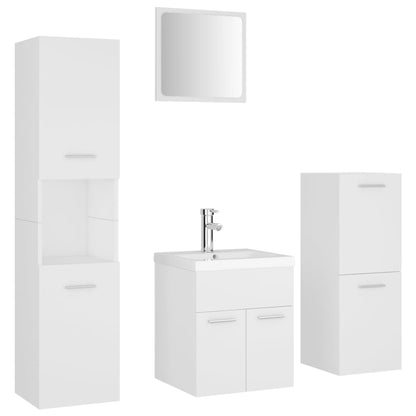Badkamermeubelset Spaanplaat Wit 41 x 38.5 x 46 cm