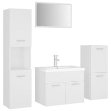 Badkamermeubelset Spaanplaat 60 x 38.5 x 46 cm Wit