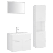 Badkamermeubelset Spaanplaat 60 x 38.5 x 46 cm Wit