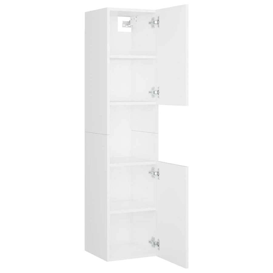 Badkamermeubelset Spaanplaat 60 x 38.5 x 46 cm Wit
