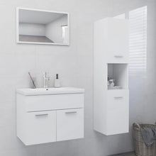 Badkamermeubelset Spaanplaat 60 x 38.5 x 46 cm Wit