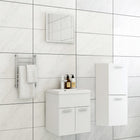 Bathroom furniture set particle board white