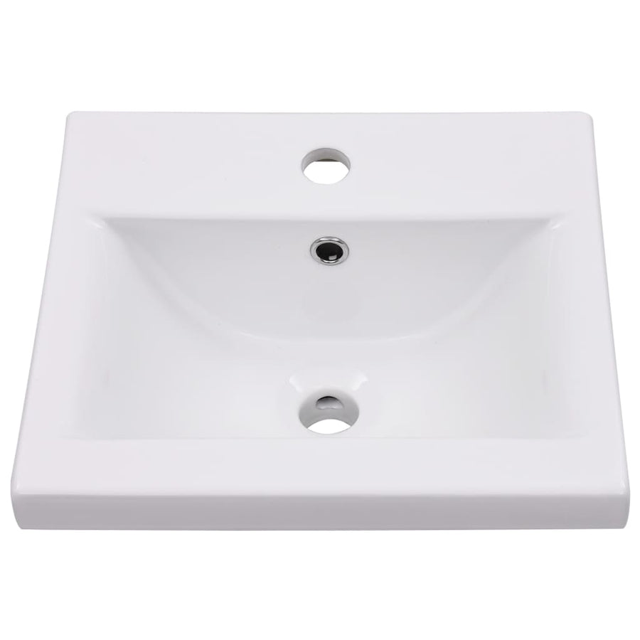 Wastafelkast Met Ingebouwde Wastafel Spaanplaat Wit 41 x 38.5 x 45 cm zonder spiegel