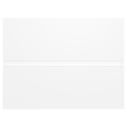 Wastafelkast Met Ingebouwde Wastafel Spaanplaat Wit 60 x 38.5 x 45 cm zonder kraan & afvoer