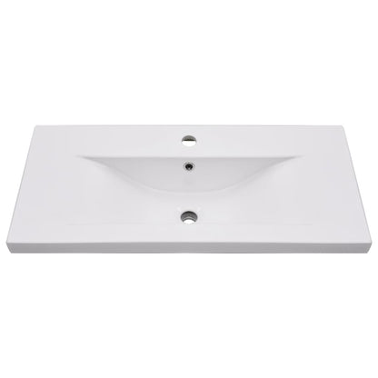 Wastafelkast Met Ingebouwde Wastafel Bewerkt Hout 1