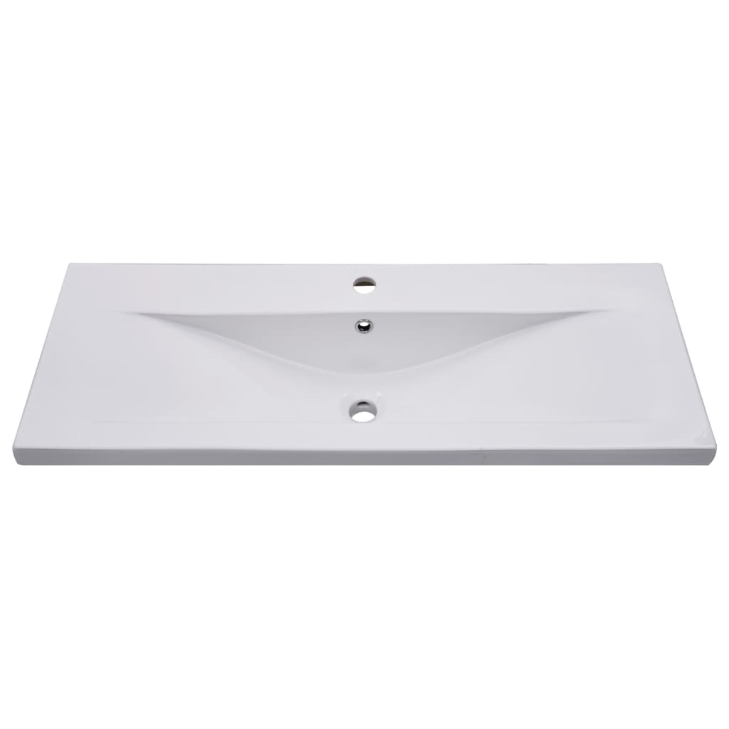 Wastafelkast met ingebouwde wastafel spaanplaat sonoma eiken 1 100 x 38.5 x 45 cm Sonoma eiken
