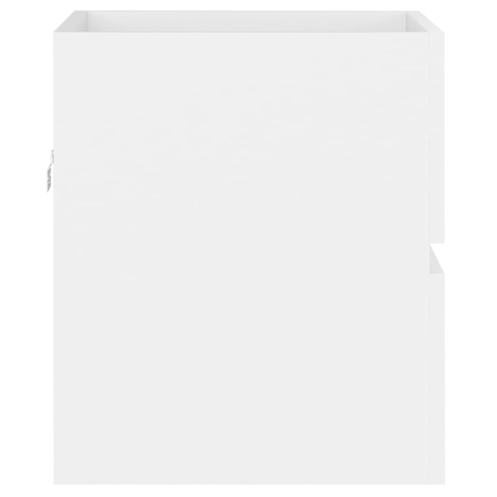 Wastafelkast Met Ingebouwde Wastafel Spaanplaat Wit 41 x 38.5 x 45 cm