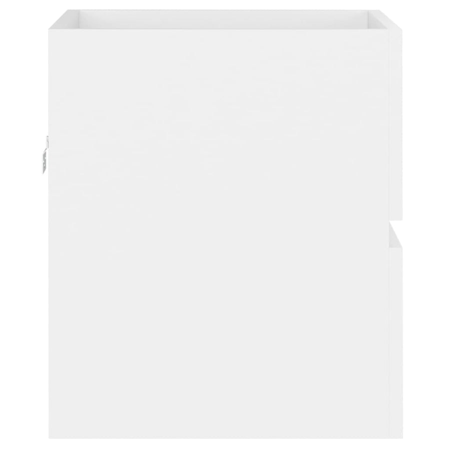 Wastafelkast Met Ingebouwde Wastafel Spaanplaat Wit 41 x 38.5 x 45 cm
